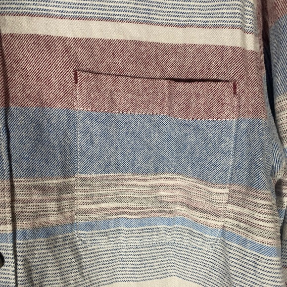 Tommy Bahama Mens Long Sleeve Button Up Shirt sz M Soft Cotton Flannel Striped - Picture 2 of 7